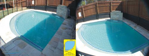 Warner Teardrop Design Outdoor Pool & Waterfall