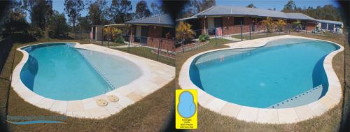 Narangba Free Form Family Pool With Multiple Shallow Lounge Areas