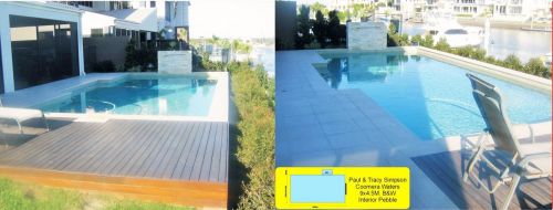 Coomera Waters Dockside Family Pool Build With Pebble Interior