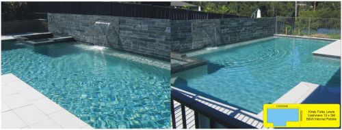 Cashmere 10x5 Meter Family Home Pool & Spa Plus Water Feature